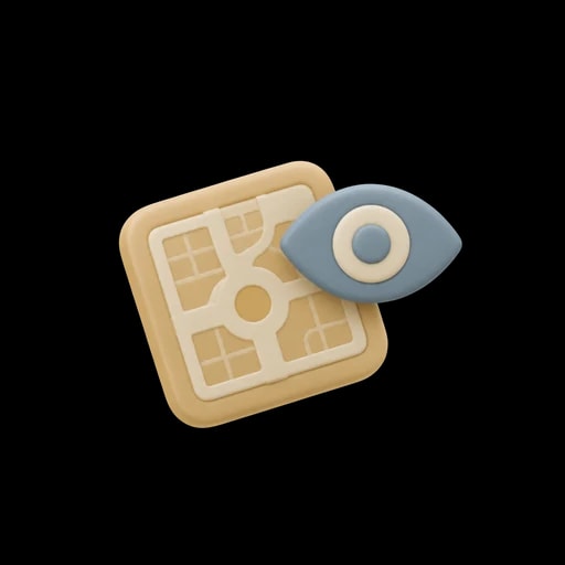 Three-dimensional illustration of a public plan preview. Generated by AI.